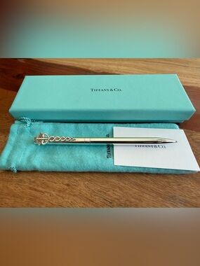 Tiffany&Co. Caduceus Medical Sterling Silver Ballpoint Pen